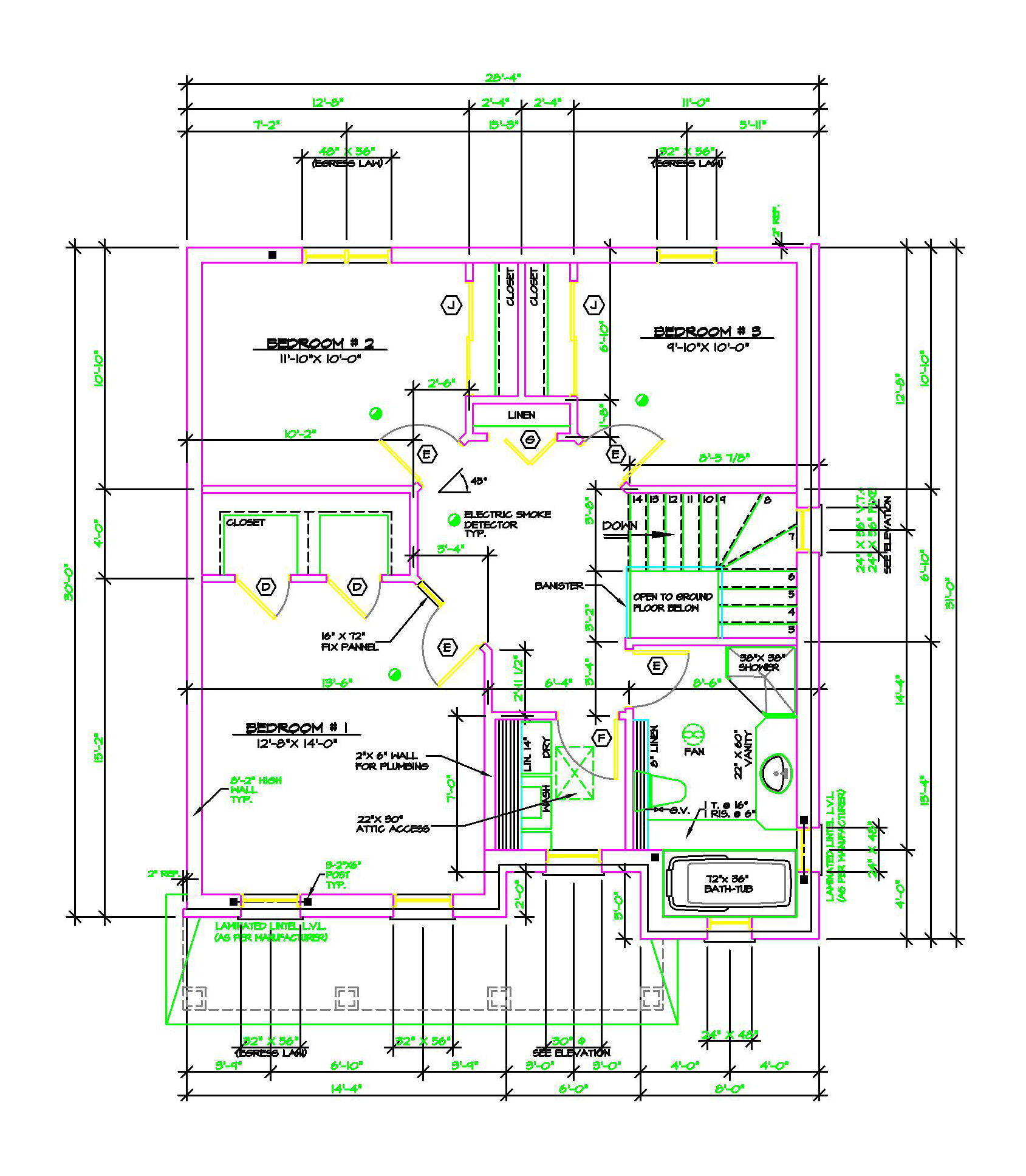 北美别墅,房型W2757