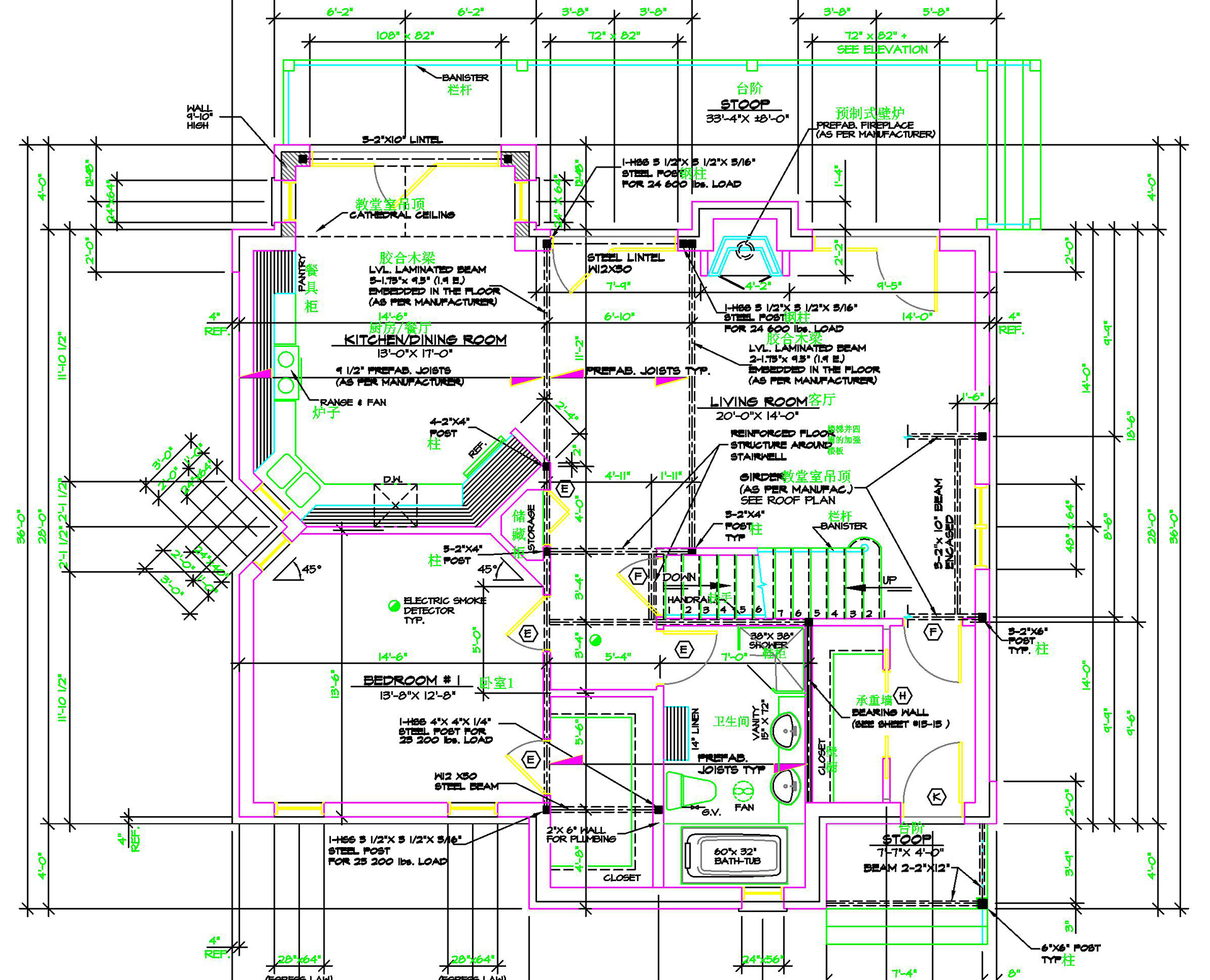 北美别墅,房型W2957