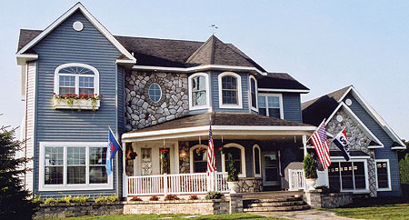 北美木结构别墅