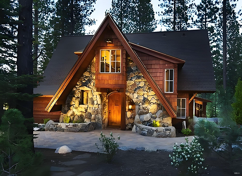 北美木结构别墅